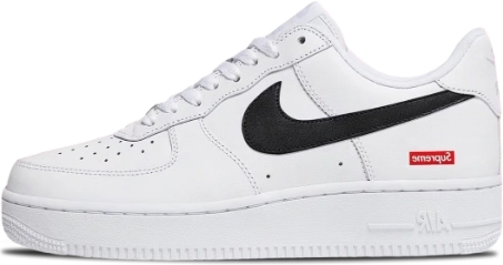 Supreme Nike Air Force 1 Low White Black Cu9225 102