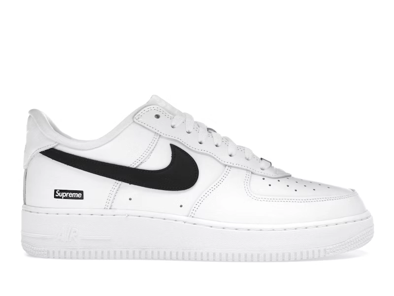 Supreme x Nike Air Force 1 Low WHITE BLACK - view 0