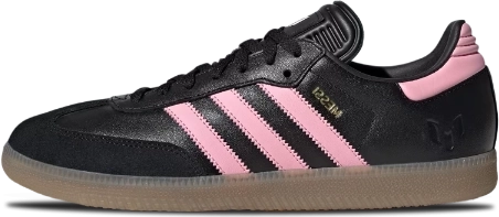 image de Lionel Messi Adidas Samba Core Black Gold Metallic Jp7845