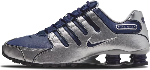 image de Nike Shox Nz Midnight Navy Metallic Silver 378341 402