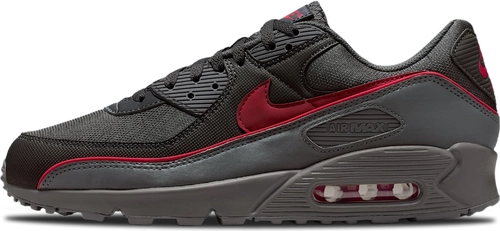 Nike Air Max 90 Premium Iron Grey University Red Hv4517 001