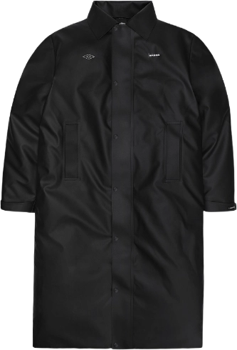 Rains x Umbro Manager Coat BLACK