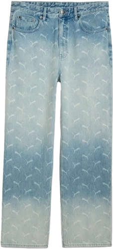 Image de Asap Rocky Puma Laser Monogram Denim Jeans Blue 633428 01