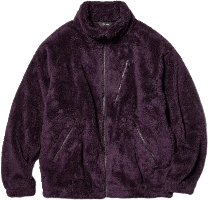 Image de Needles Uniqlo Fleece Jacket Purple E480408 78