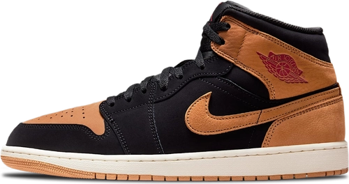 Air Jordan 1 Mid Se Black Flax Hv4091 002