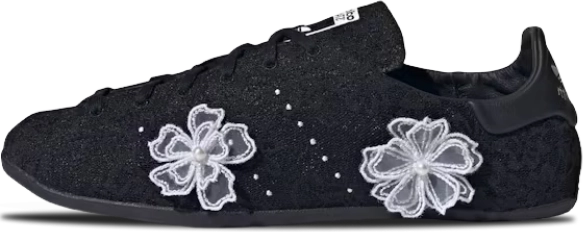 atmos x Adidas Stan Smith Lo Pro BLACK FLORAL