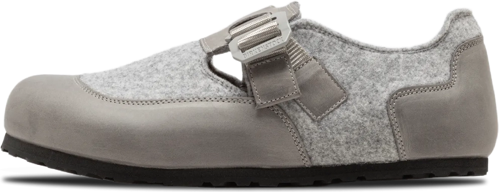 Birkenstock London Nova Felt Leather STONE COIN