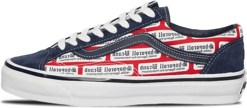 image de Shoyoroll Vans Old Skool 36 Dress Blues Racing Red Vn000dc0jcg1