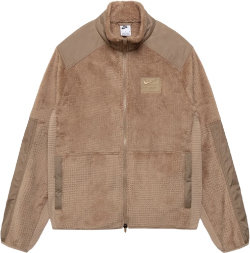 Image de Stussy Nike High Loft Full Zip Jacket Pine Nut Hq8524 223