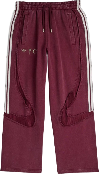 Thug Club x adidas Teamgeist Sweat Joggers MAROON