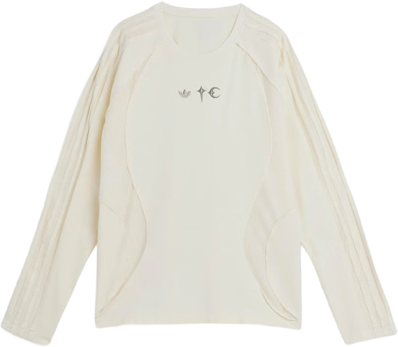 Thug Club x adidas Teamgeist T-Shirt LS CREAM WHITE