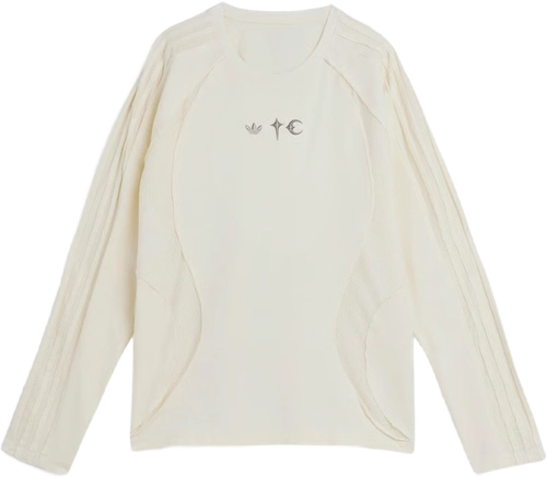 image de Thug Club Adidas Teamgeist T Shirt Ls Cream White Kc2198
