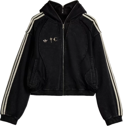image de Thug Club Adidas Teamgeist Hooded Zip Up Black Kc2209