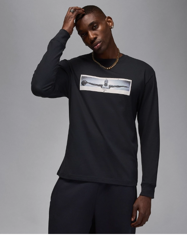 Jordan Long-Sleeve Crew-Neck T-Shirt 