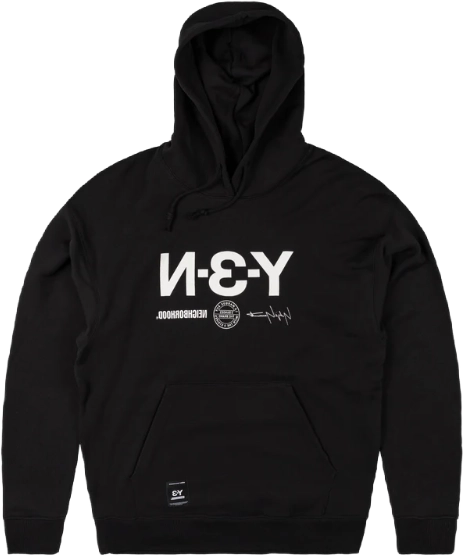 Neighborhood x adidas Y-3 Graphic Hoodie BLACK