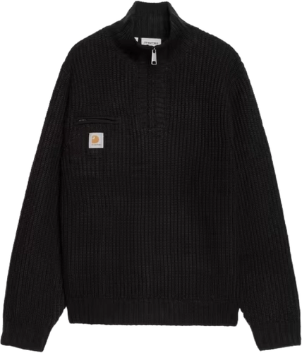 image de Carhartt Wip Detroit Half Zip Sweater Black I03539889xx
