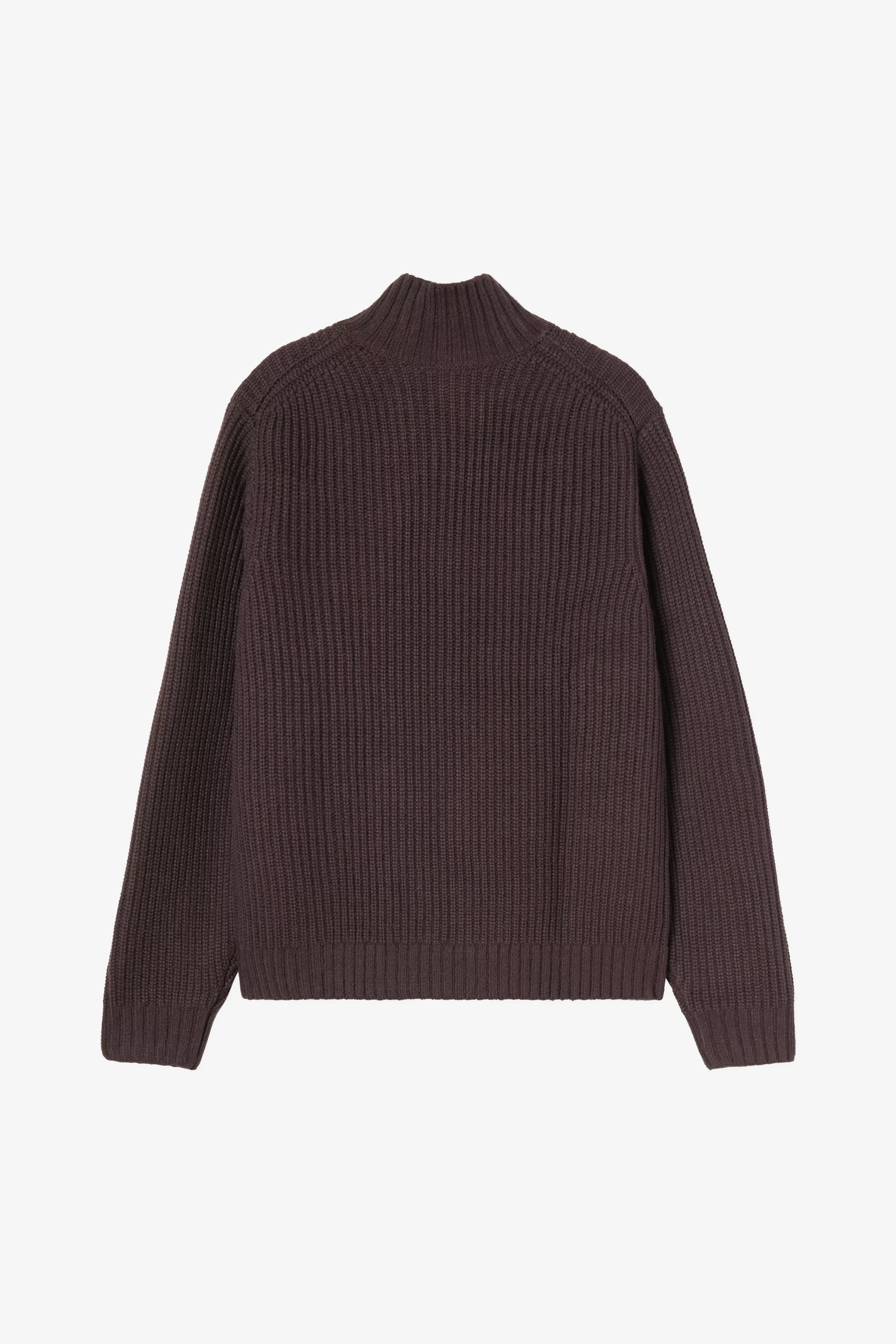 3F2E30_Carhartt-WIP-Detroit-Half-Zip-Sweater_PALISANDER_I03539833HXX_img1