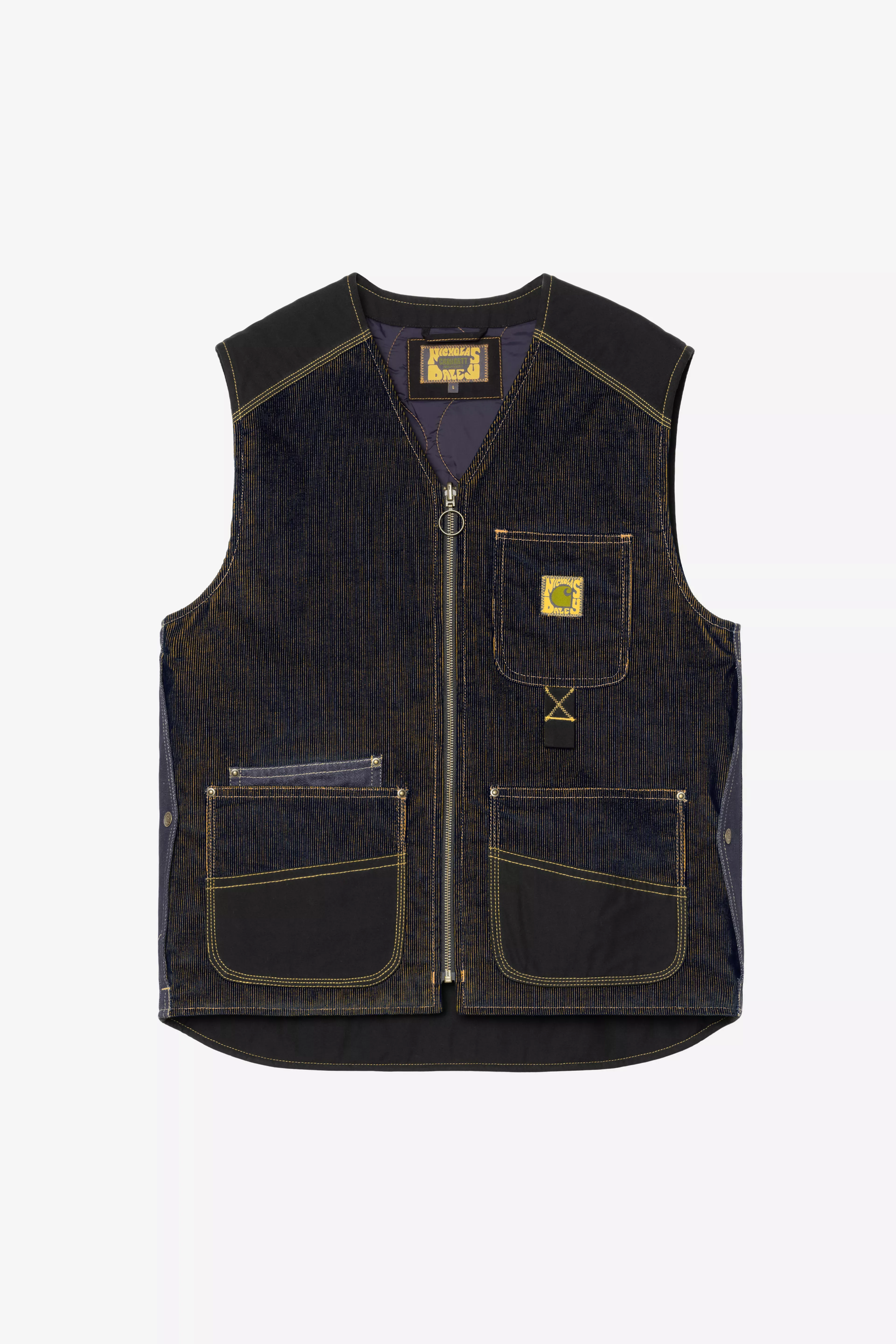 202020_Nicholas-Daley-x-Carhartt-WIP-Vest_DARK-NAVY-MUSTARD_I0348682TXXX_img0