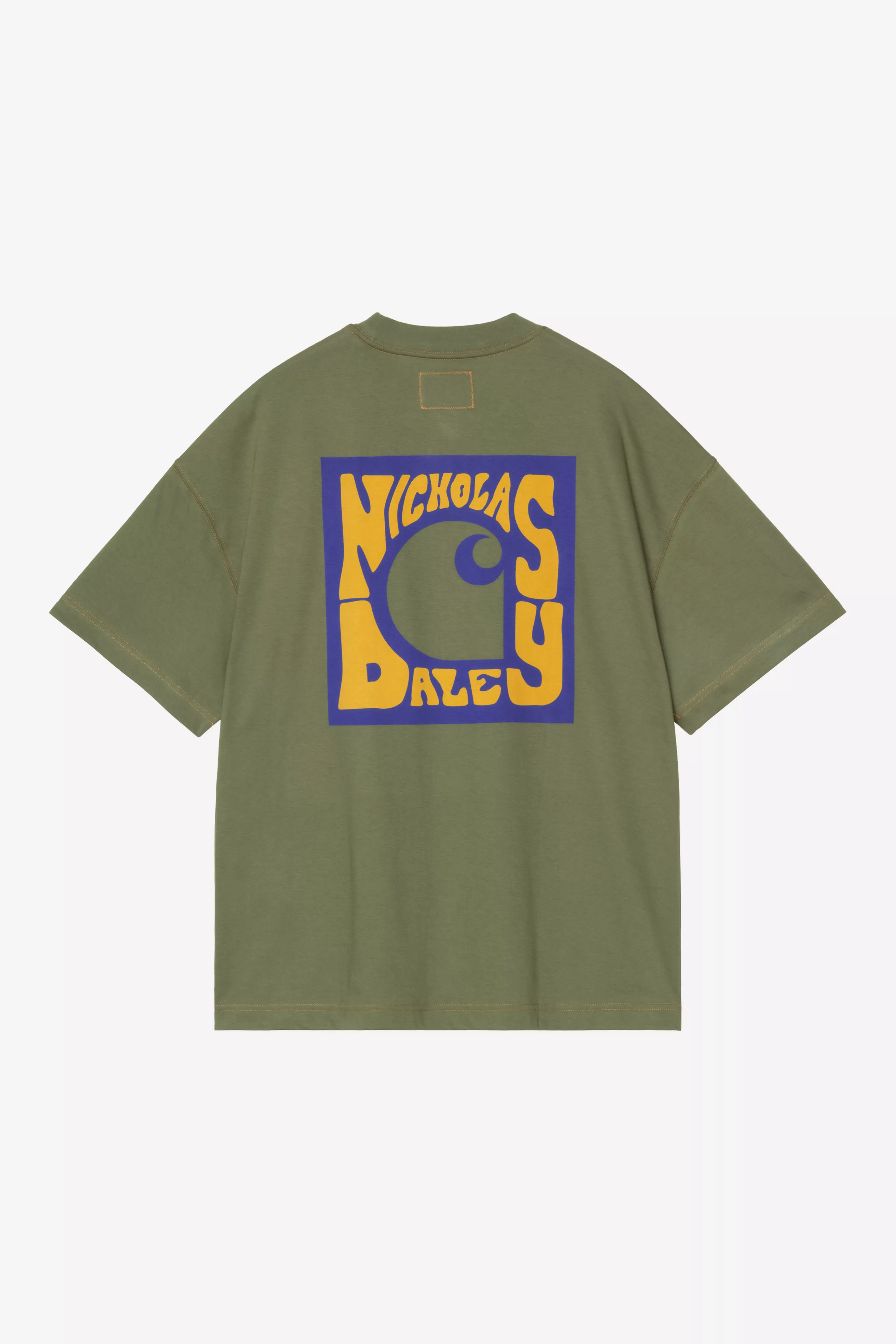 6D704E_Nicholas-Daley-x-Carhartt-WIP-Logo-T-Shirt_CYPRESS_I0352753JAXX_img1