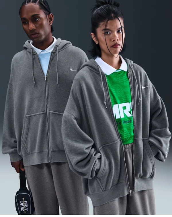 Martine Rose x Nike Full-Zip Fleece Hoodie 