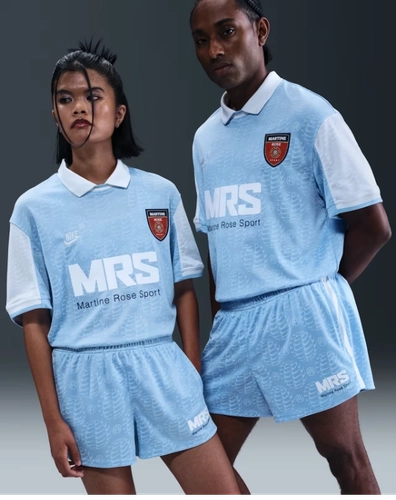 Image de Martine Rose Nike Jersey T Shirt Blue Hm9020 422