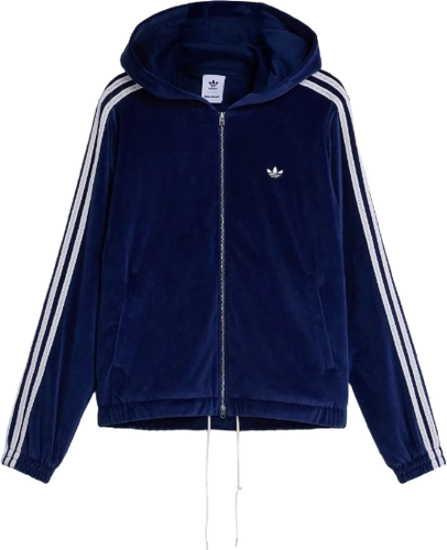 Image de Wales Bonner Adidas Velour Track Jacket Collegiate Navy Kg3624