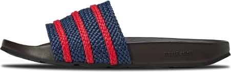 image de Wales Bonner Adidas Adilette Slides Night Indigo Better Scarlet Ki3388
