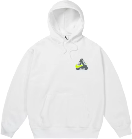Palace x Nike Tri Swoosh Hoodie WHITE