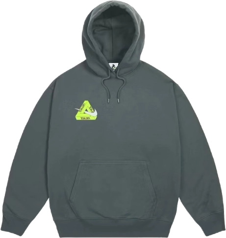 Image de Palace Nike Tri Swoosh Hoodie Charcoal