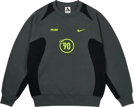 Palace x Nike Total P90 Crewneck GREY