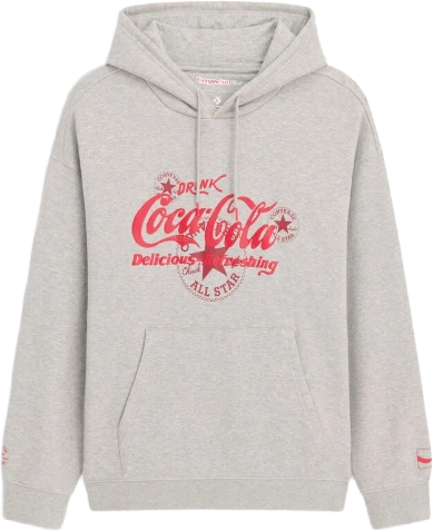 Coca-Cola x Converse Hoodie VINTAGE GREY HEATHER