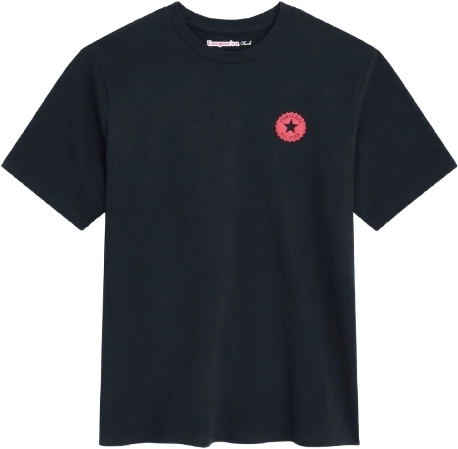 Coca Cola Converse T Shirt Black Cvm5t514 Blk image