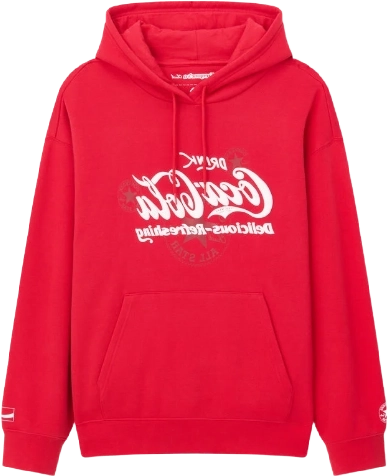 Coca Cola Converse Hoodie Racing Red Cvm5h502 Rcd image