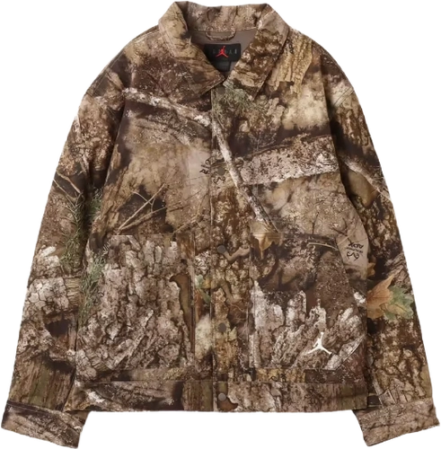 Jordan Flight Chicago Realtree Jacket Medium Olive Sail Hv0649 222 image