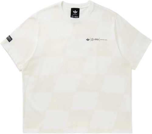 Bad Bunny Mercedes Adidas F1 Racing T Shirt White Kd7593 image