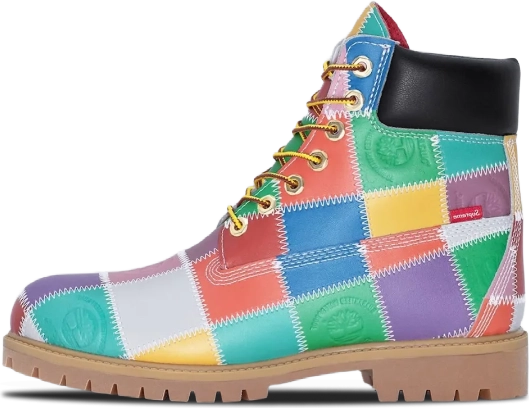 Supreme x Timberland 6-Inch Premium Waterproof Boot PATCHWORK