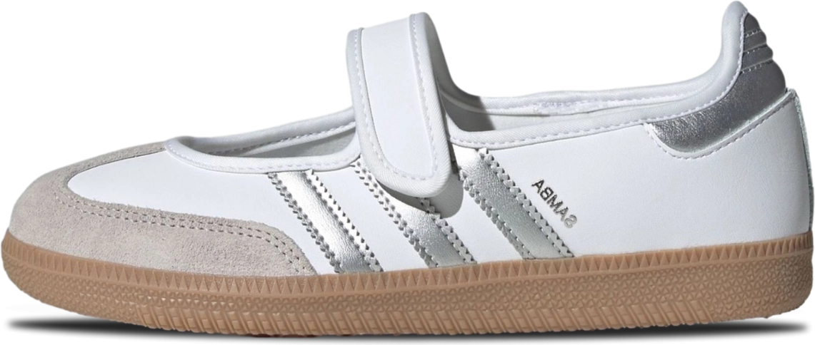 adidas Samba Jane WHITE SILVER METALLIC