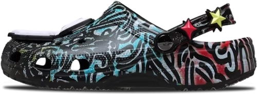 Slawn Crocs Classic Clog Black Multi 211084 001