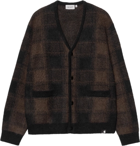 Carhartt Wip Everson Cardigan Everson Jacquard Black I0359783phxx image