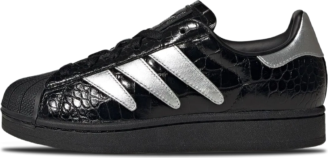 adidas Superstar II WMNS CORE BLACK SILVER METALLIC