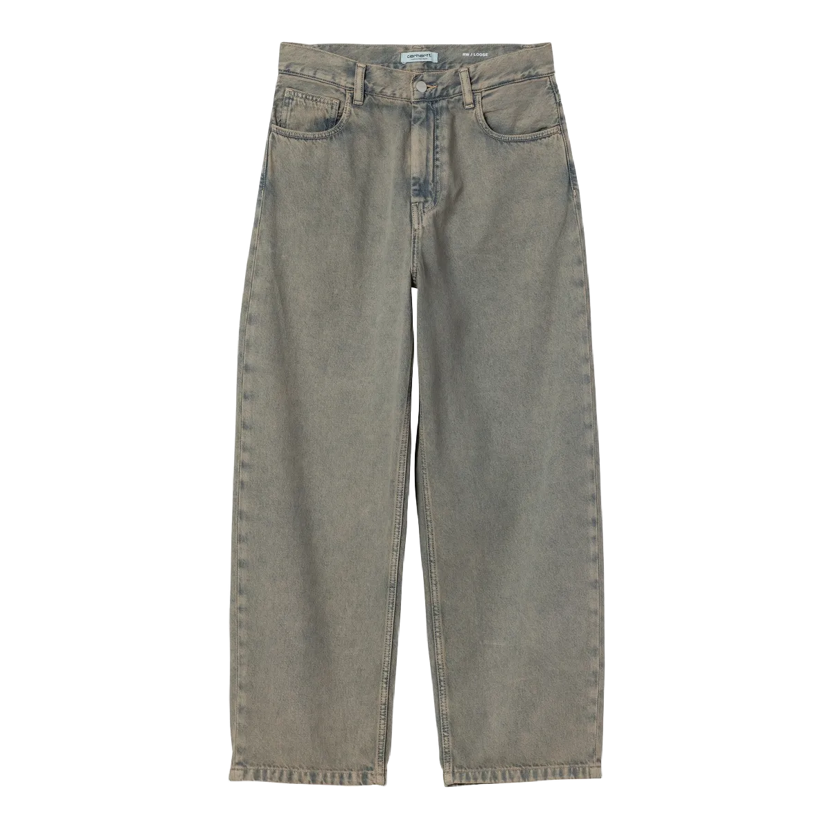 Image de Image thumbnail Carhartt WIP Brandon Pant WMNS BLUE LEATHER GARMENT DYED I0358223FUGD