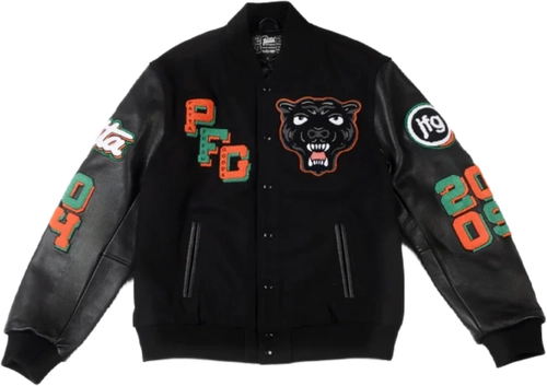 Patta Joe Freshgoods Varsity Jacket Black Psp Jgf25 6220 350 0023 001 image