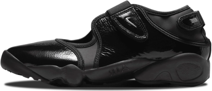 Nike Air Rift WMNS BLACK METALLIC SILVER