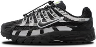 Nike P 6000 Gs Black Metallic Silver Iq0313 010 image