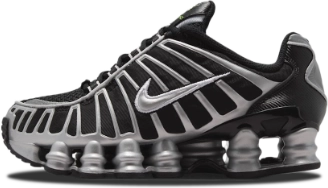 Nike Shox Tl Gs Black Metallic Silver Iq0314 010 image