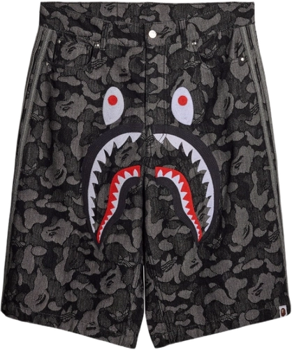 Image de Bape Adidas Denim Jorts Grey Kf4917