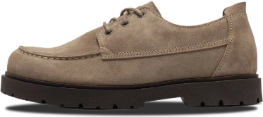 Birkenstock Highwood Moc Lace Low Suede Leather Grey Taupe 1031884 image