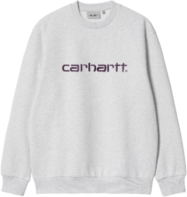 Carhartt Wip Sweatshirt Ash Heather Cozy Purple I0305463pnxx Bild