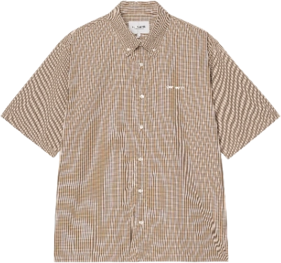 Image de Carhartt Wip Groff Shirt Groff Check Hamilton Brown I0361913jnxx