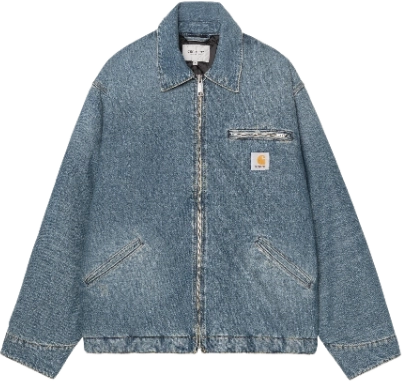 Image de Carhartt Wip Og Detroit Jacket Blue Grind Washed I03625901b7